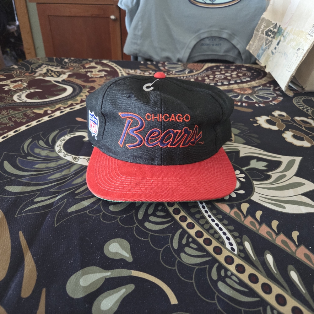 NFL Chicago Bears Black and Orange Hat